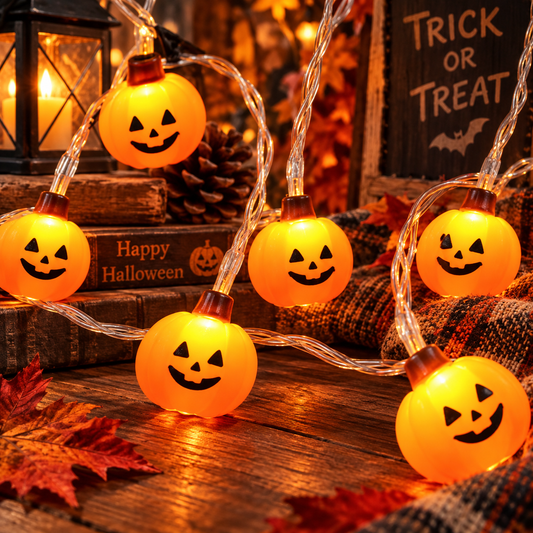 Halloween Pumpkin String Lights