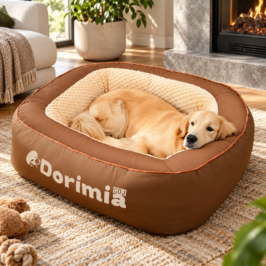 Corduroy Bolster Dog Bed