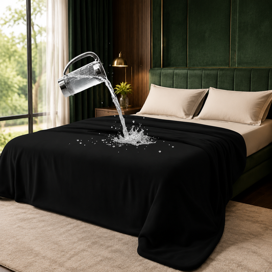Waterproof Flannel Throw Blanket