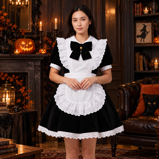 Ruffled Maid Dress Costume Set