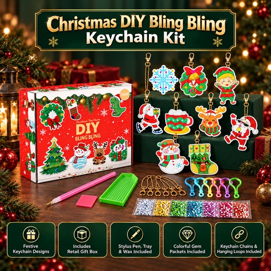 Christmas Diamond Art Sticker Kit