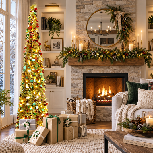 Foldable LED Pencil Christmas Tree