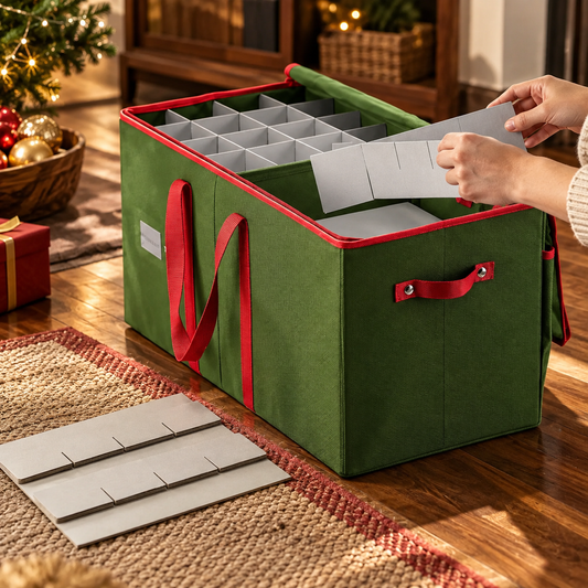 Zippered Ornament Storage Box