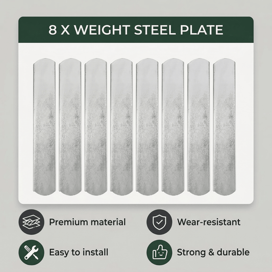 8Pcs Weight Steel Plates