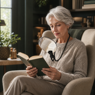 Hands-Free Neck Magnifier