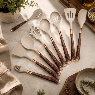 Silicone Kitchen Utensils Set 10-Piece