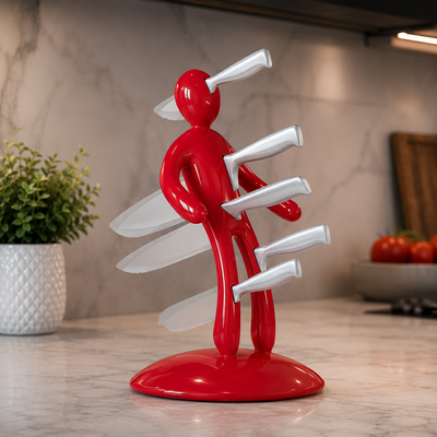 Human-Shaped Knife Stand