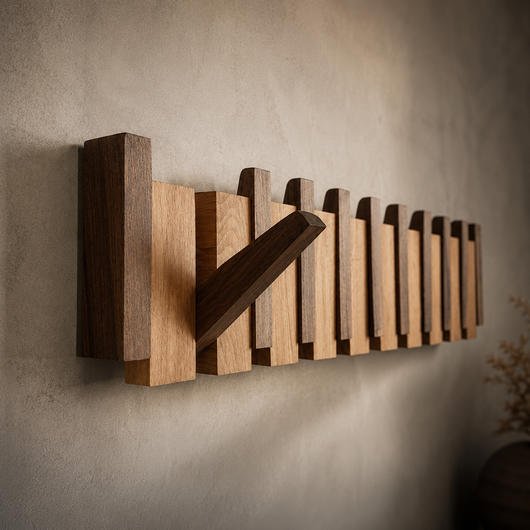 Solid Wood Coat Rack