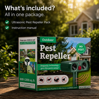 Solar Ultrasonic Armadillo Repeller