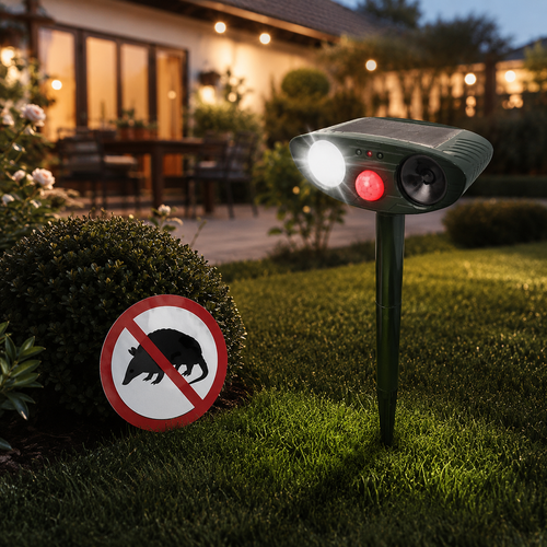 Solar Ultrasonic Armadillo Repeller