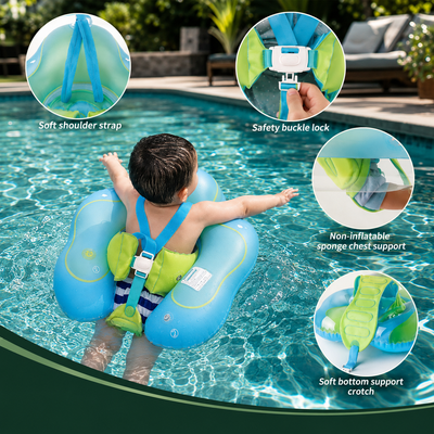 Baby Float with Detachable Sun Shade