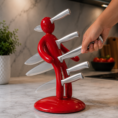 Human-Shaped Knife Stand