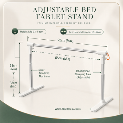 Adjustable Bed Tablet Stand