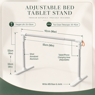 Adjustable Bed Tablet Stand