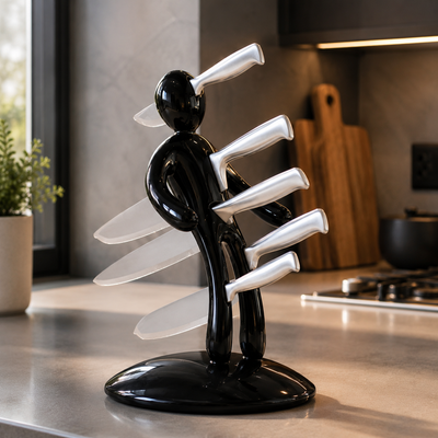 Human-Shaped Knife Stand
