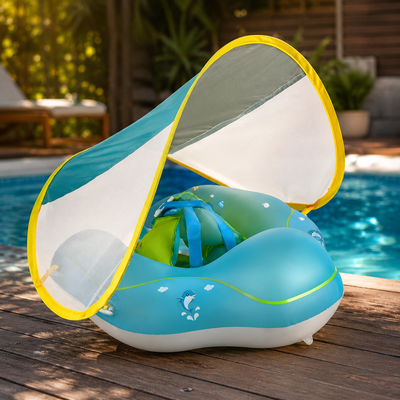 Baby Float with Detachable Sun Shade