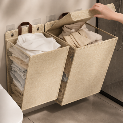 Wall Mounted Foldable Laundry Basket