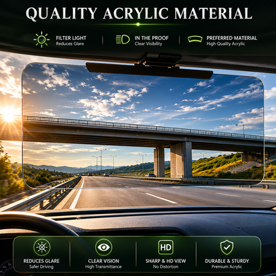 Anti-Glare Car Sun Visor Extender