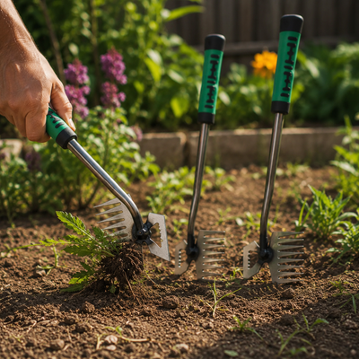 Stand-Up Weed Puller Tool