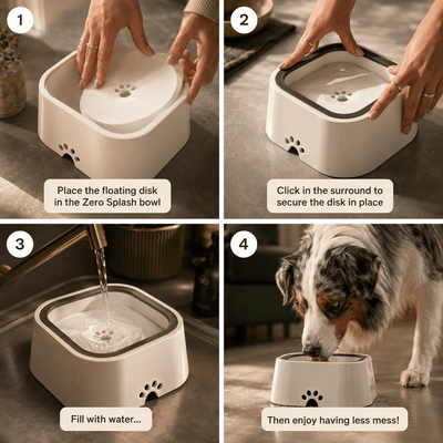 Zero Splash Dog Water Bowl