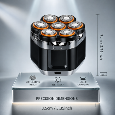 7-Head Electric Shaver