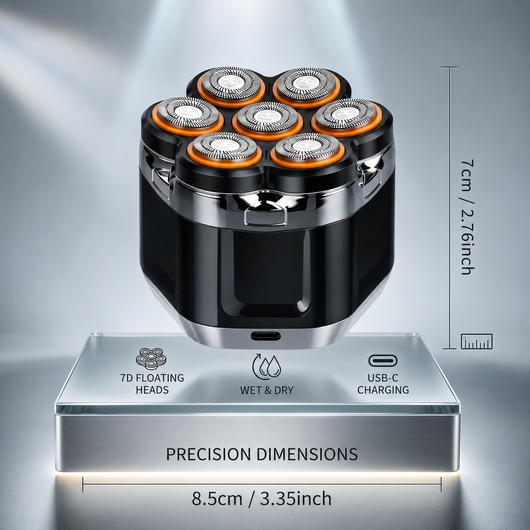 7-Head Electric Shaver
