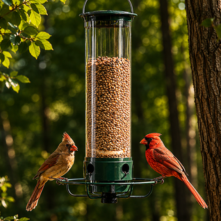 Squirrel Proof Bird Feeder with Spinning Perch