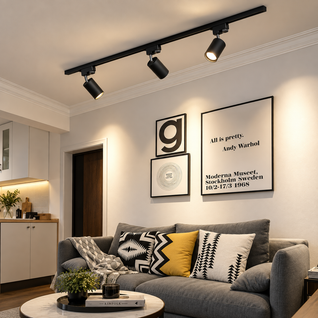 Tubular LED Track Lighting Kit