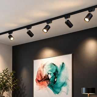 Tubular LED Track Lighting Kit