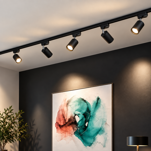 Tubular LED Track Lighting Kit