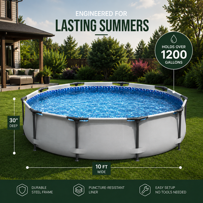 Steel Pro MAX Above Ground Pool Set