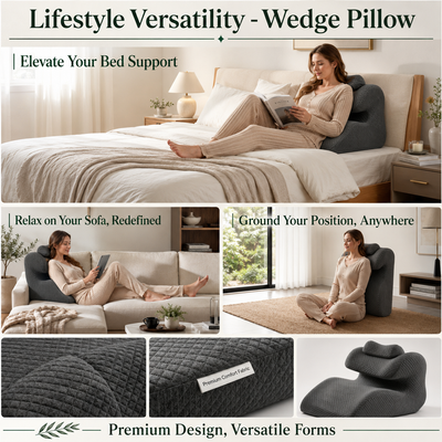 Wedge Backrest Pillow Set
