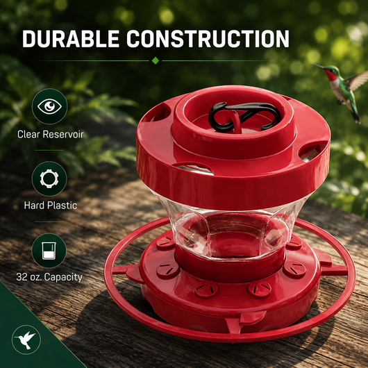 Hummingbird Feeder with Bee Guard