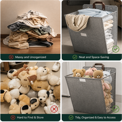 Wall Mounted Foldable Laundry Basket