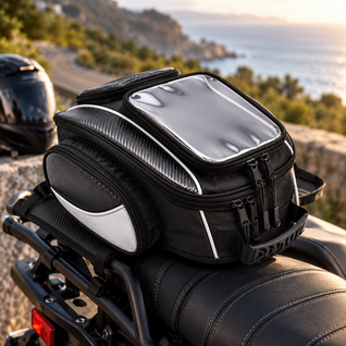 Expandable Motorcycle Tail Bag