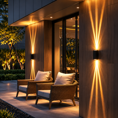 Aluminum Up Down LED Wall Sconce