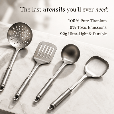 Titanium Chef Utensil Set
