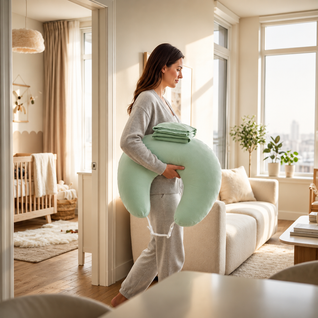 Nursing Pillow with Support Cushion