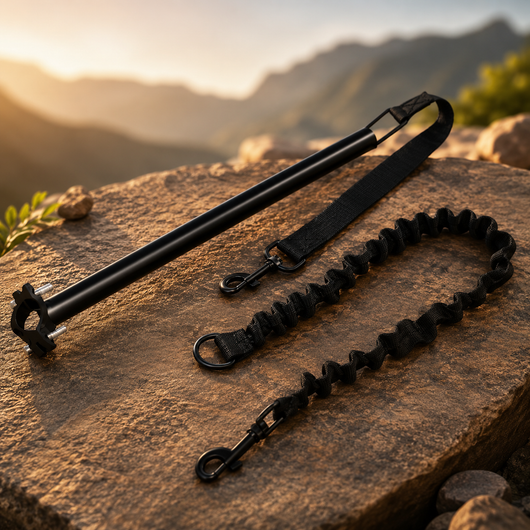 Bike Dog Leash with Tow Rod