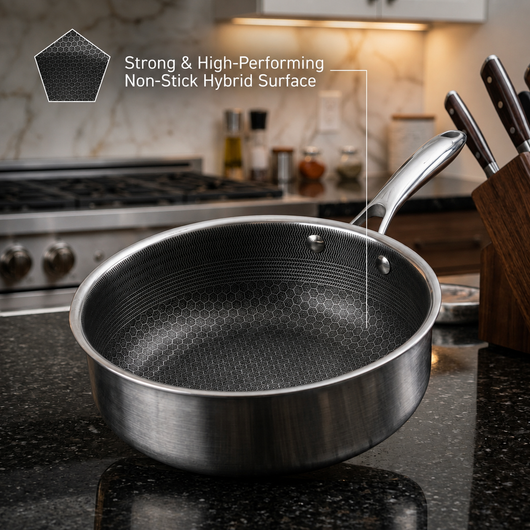 Hybrid Non-Stick Cookware Set, 12-Piece