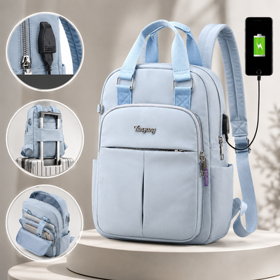Anti-Theft USB Charging Backpack