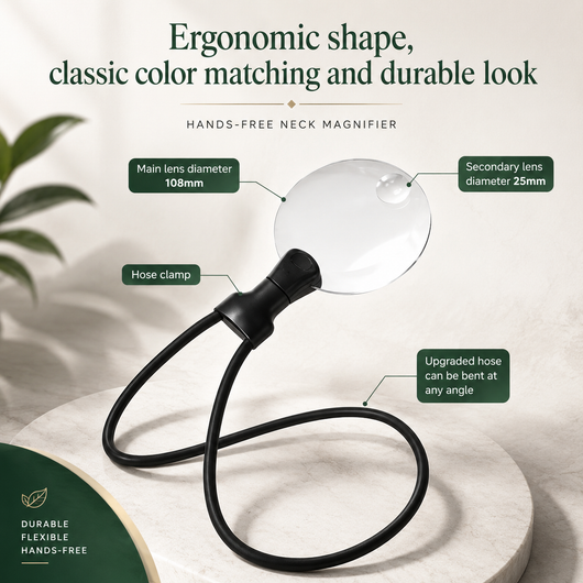 Hands-Free Neck Magnifier