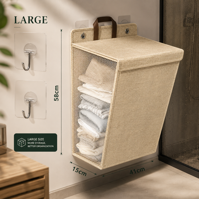 Wall Mounted Foldable Laundry Basket