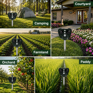 Solar Ultrasonic Bird Repeller