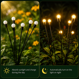 Solar Firefly Garden Lights