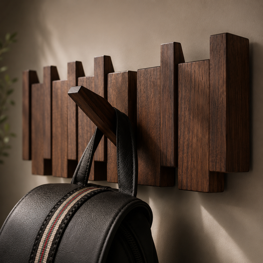 Solid Wood Coat Rack