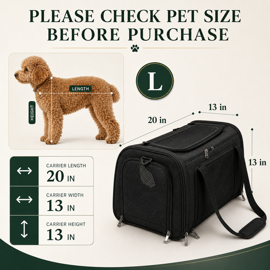 Pet Travel Carrier Bag