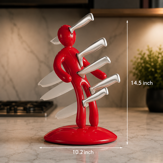 Human-Shaped Knife Stand