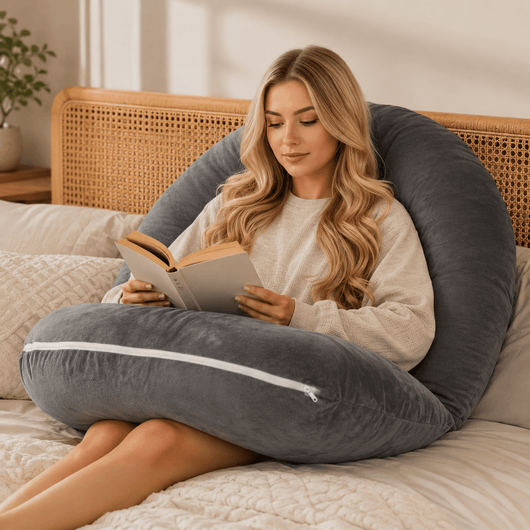 U-Shaped Reading Pillow for Bed