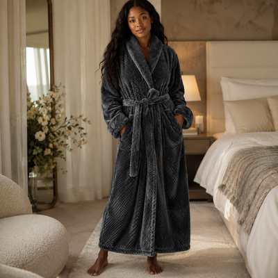 Plush Fleece Bathrobe